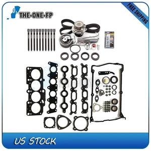 For 2002-2006 Audi Volkswagen 1.8L Head Gasket Bolits Set Timing Belt Kit DOHC - Picture 1 of 5