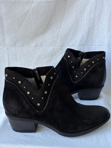 Miz Mooz Stiefeletten 10 Nieten Leder Booties Southwest Silber Ösen 41 - Bild 1 von 8