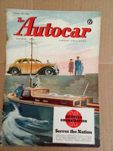 "ADVERTISEMENT - VERY RARE 1943 NUFFIELD (MG, Riley Morris) Original Colour..... - Picture 1 of 1