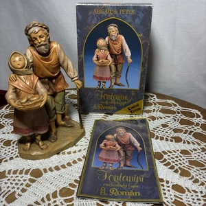 Figura Belén Italia Depose Fontanini De Colección -ABIGAIL & PETER con Caja y Tarjeta 65274 - Imagen 1 de 8