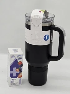 Cirkul 40 Unzen All-Day StrawSip doppelwandig isoliert SS Becher Carbon Black K - Bild 1 von 3