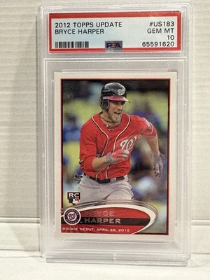 Actualización Topps 2012 novato Bryce Harper PSA 10 Foto 1 de 2