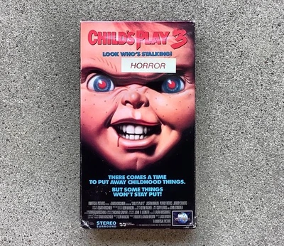 Child's Play 3 VHS 90s Horror Chucky 1992 MCA Universal First Release HTF OOP - Image 1 of 4