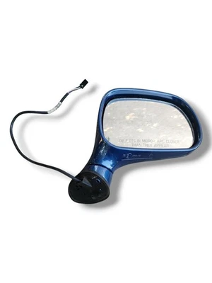 1996-2002 BMW Z3 Roadster Coupe passageiro direito espelho lateral azul fabricante de equipamento original - Imagem 1 de 4