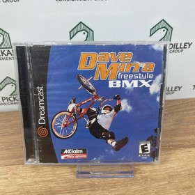 Dave Mirra Freestyle BMX (Sega Dreamcast, 2000) Complete - Manual Has Damage