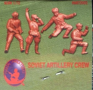 Haron 1/72 72002 Segunda Guerra Mundial Tripulación Artilar Soviética (Juego 2) (4 Figuras de Resina) - Imagen 1 de 1