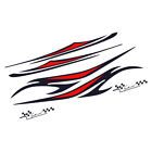 Car Suv Side Skirt Door Racing Graphic Vinyl Sticker Decal Stripes Black Red Jk