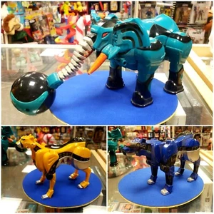 Power Rangers Jungle Fury Gekiranger DX Elephant Jaguar Cheetah Figure Lot of 3 - Picture 1 of 13