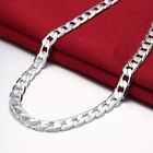 Wholesale 925 Sterling Silver Filled 10MM Classic Solid Curb Chain Necklace 20"