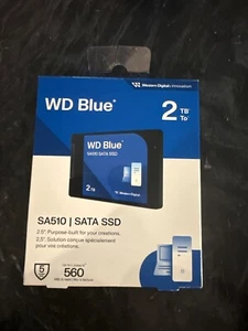 Brand New Western Digital Blue 2 TB SA510 / SATA SSD On Sale Now !! - Afbeelding 1 van 1