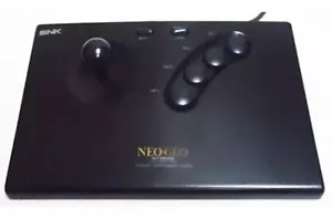 SNK NEO GEO ROM Hardware Controller Joystick Arcade Stick Black From JAPAN - Picture 1 of 6