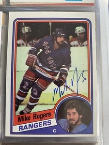 2 Mike Rogers autographed Topps hockey cards - Picture 1 of 2