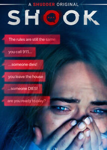 SHOOK [DVD]! A SHUDDER ORIGINAL! LIKE NEW W/CARDBOARD SLEEVE! HORROR CLEARANCE!