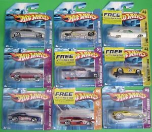 Vintage 2007 Hot Wheels Cars on short cards 1-75 (Your Choice)