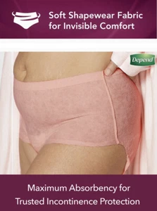 Underwear for Women - Maximum Absorbency - Small Depend Silhouette Incontinence  - Picture 1 of 4