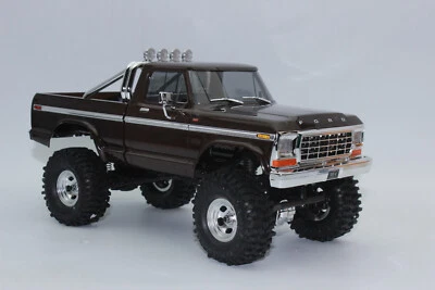 Traxxas TRX 97044 -1 Brown TRX-4M Ford F 150 4x4 Lifted 1:18 Crawler RTR New - Image 1 of 4