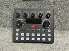 Squarock Podcast Equipment Bundle Controller Mixer V8S, DC 5V 1A In Black Color