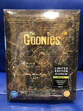 NEW LIMITED THE GOONIES TITANS OF CULT 4K ULTRA HD STEELBOOK POSTER ENAMEL PIN