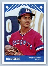 Jose Guzman 1983 TCMA Burlington Rangers 