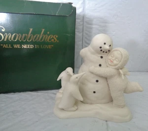 Department 56 - Snowbabies - "All We Need Is Love" Figurine - Picture 1 of 3