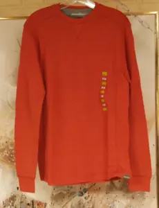 NUEVO CON ETIQUETAS CAMISA EDDIE BAUER PARA HOMBRES PEQUEÑA TANDOORI SPICE ALGODÓN PREMIUM TÉRMICA CUELLO REDONDO - Imagen 1 de 5