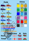 RC Name Decals Stickers with Flag Icons
