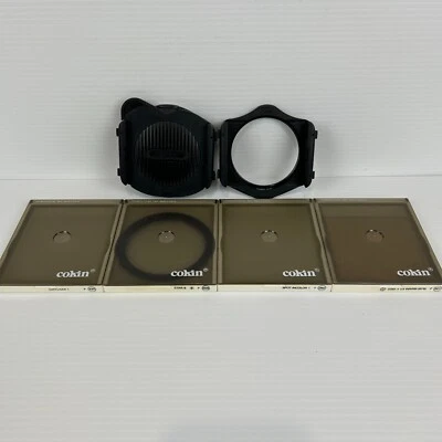 Genuine Cokin P Filters x 4 Plus  Cokin Adapter 72mm x 2 - Image 1 of 4