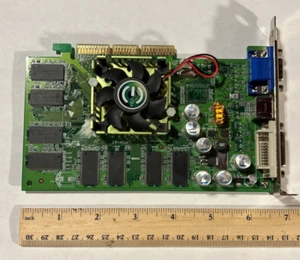 EVGA NVIDIA e-GeForce FX 5500 256MB AGP 8X/4X DDR Graphics Adapter Card (#1) - Picture 1 of 4