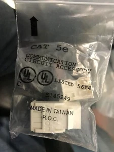 Cate 5e Communication Circuit Accessory White E145249 Q20 - Picture 1 of 3