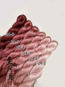 Mutliple colors series floss wrapping flower velvet flower untwisted silk thread - Picture 1 of 29