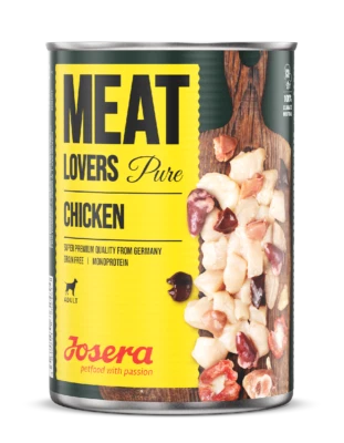 JOSERA Meat Lovers Pure Chicken 6x400g | Nassfutter mit hohem Fleischanteil - Bild 1 von 2