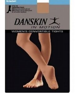 Danskin Women Plus Size Convertible Dance Tights, Style 4010