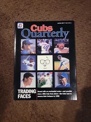 Cubs Quarterly Magazine - April-May 1998 - Trading Faces - Image 1 of 2