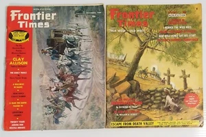 Frontier Times 2 issues July November 1966 WESTERN PUBLICATIONS Austin Texas - Picture 1 of 1