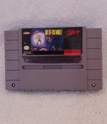 Out of This World (Super Nintendo Entertainment System, 1992) Cleaned And Tested - Image 1 of 3