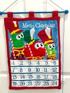 Veggie Tales Advent Calendar Christmas Countdown Bob Larry Junior - Picture 1 of 11