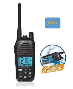 VHF PORTATILE GALLEGGIANTE NAVY 022F POLMAR POTENZA RF 5,5 WATT BATTERIA A LITIO - Picture 1 of 3