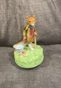 Gebrauchte Beatrice Potter Schmid stehender Todd Fuchs drehbare Aufzieh-Spieluhr - Bild 1 von 5