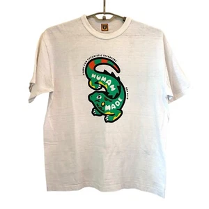 Human Made Lizard Graphic T-Shirt BBC Exclusive Tee White 2XL Japan Streetwear - Picture 1 of 12