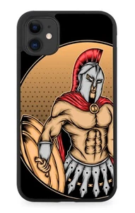 Funda de teléfono de goma de dibujos animados guerrero espartano gladiador luchador caballero espartano DL50 - Imagen 1 de 2