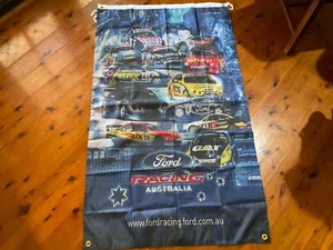 Pre owned. 5x3 foot. ford wins Bathurst. MAN-CAVE home decor banner wall hanging - Picture 1 of 12