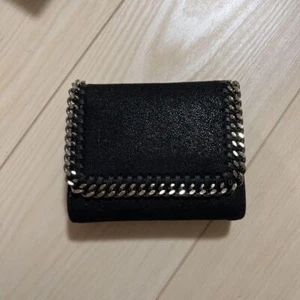 Stella McCartney Portafoglio Bifold Portafoglio Trifold Falabella Mini Portafoglio Nero - Foto 1 di 5