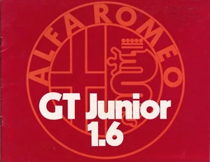 ALFA ROMEO GT JUNIOR 1.6 BROCHURE, REF. 72 7 C 101 ILTE - TORINO. - Picture 1 of 12