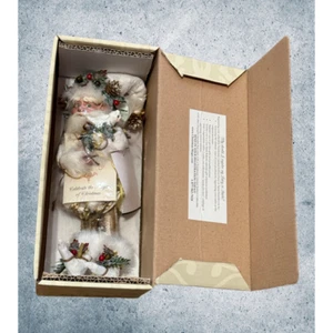 Vintage Mark Roberts Santa Claus Fairy Christmas Figurine Snow Owl Box COA Magic - Picture 1 of 6