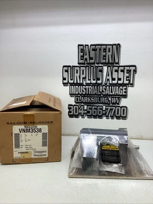 Baldor Reliance Industrial Motor VNM3538 1/2HP 208-230/460V Fr. 56C NIB - Image 1 of 4