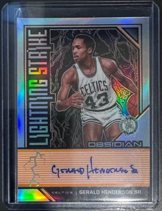 2019-20 Obsidian Gerald Henderson Sr Orange Lightning Strike Auto #30/50 Celtics - Picture 1 of 2