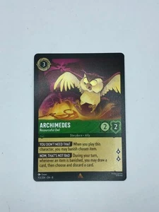 Disney Lorcana TGC Reign of Jafar Archimedes Resourceful Owl 113/204 Non-foil - Picture 1 of 2