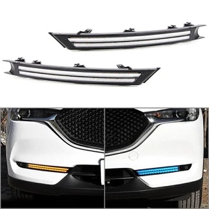2x LED Tagfahrlicht Tagfahrleuchten Blinker DRL Für Mazda CX-5 2017 2018-2020 - Picture 1 of 12