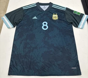 Argentina 2020/21 Away Football Shirt De Paul #8 100% Authentic Size 4XL - Picture 1 of 12