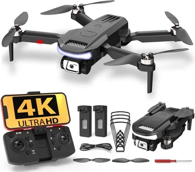 Wipkviey 4K Drone with Camera for Adults B15 Foldable Professional RC Brushless - Image 1 of 4